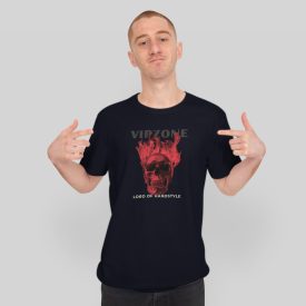 Lord of Hardstyle - Red Skull T-Shirt by VIPZONE