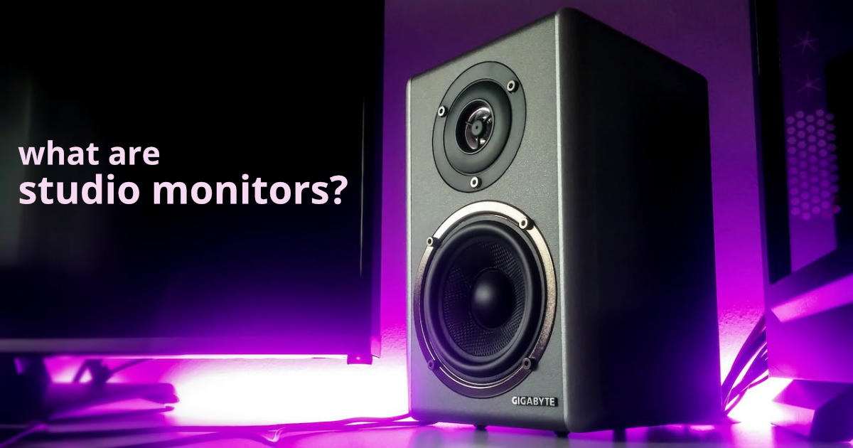 What are studio monitors?
